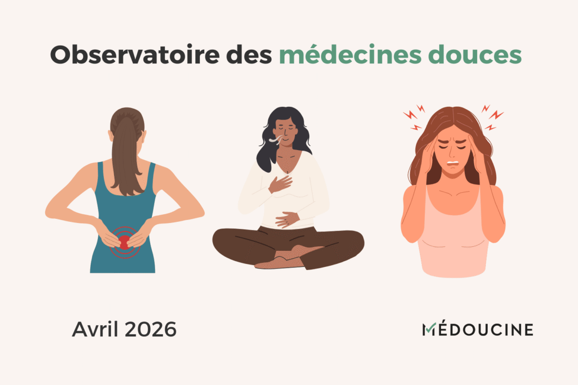 3 femmes qui ont des troubles : mal de dos, santé mentale, stress et anxiété