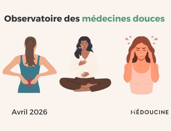 3 femmes qui ont des troubles : mal de dos, santé mentale, stress et anxiété