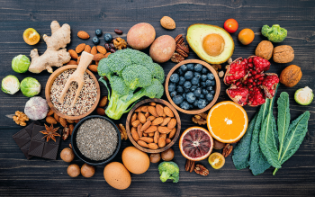 alimentation saine légumes, fruits, protéines,