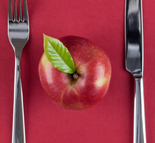 monodiète de pomme au repas