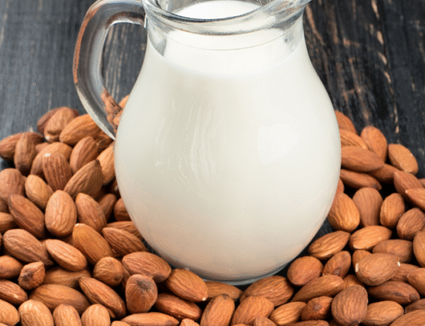 carafe de lait d'amande