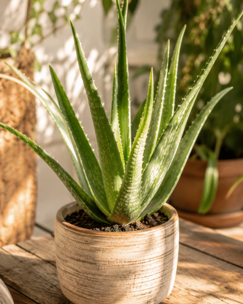 aloe vera en pot