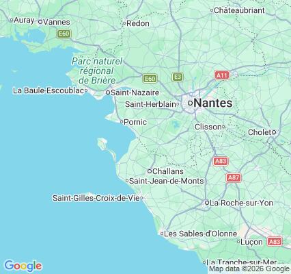Carte des praticiens à Villeneuve-en-Retz