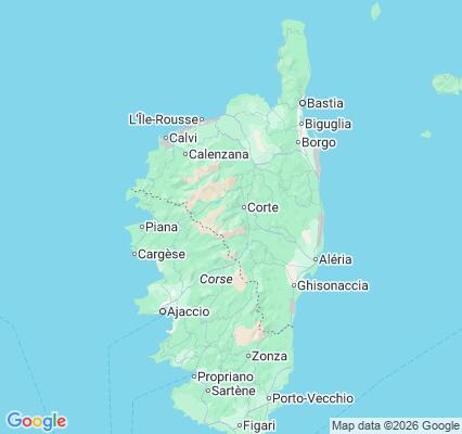 Carte des praticiens à Corte