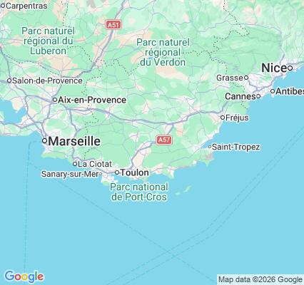 Carte des praticiens à Carnoules