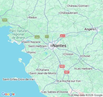 Carte des praticiens à Rezé