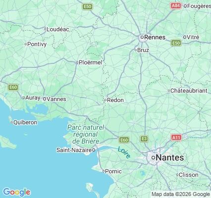 Carte des praticiens à Redon