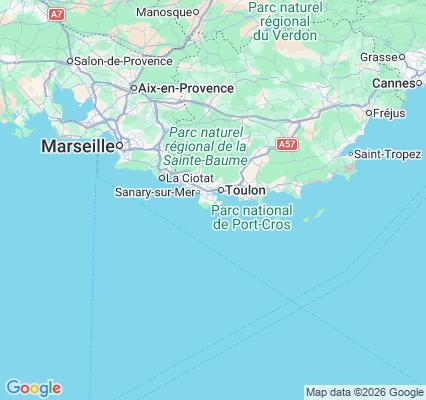 Carte des praticiens à La Seyne-sur-Mer