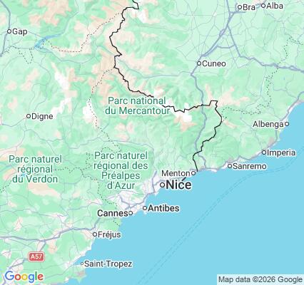 Carte des praticiens à Alpes-Maritimes