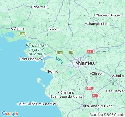 Carte des praticiens à Loire-Atlantique