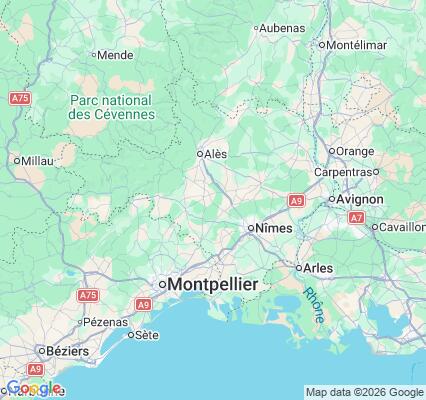 Carte des praticiens à Gard