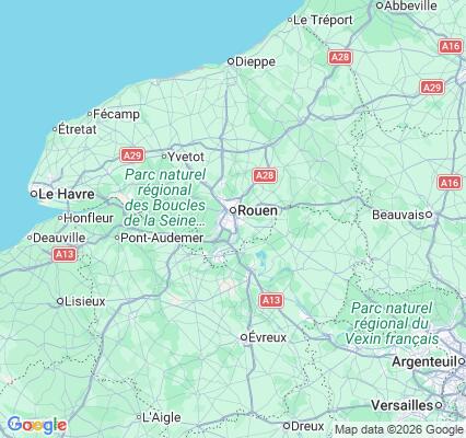 Carte des praticiens à Sotteville-lès-Rouen