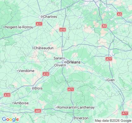 Carte des praticiens à Orléans