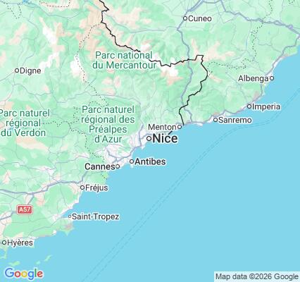 Carte des praticiens à Nice
