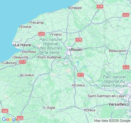 Carte des praticiens à Saint-Aubin-lès-Elbeuf