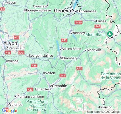 Carte des praticiens à Chambéry