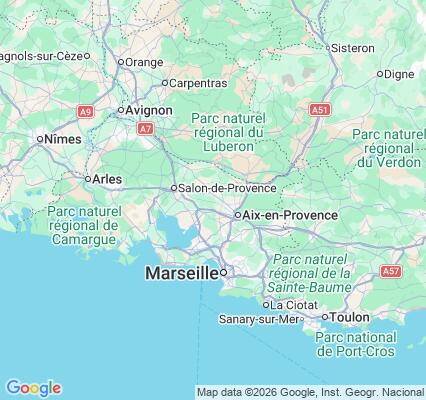 Carte des praticiens à Bouches-du-Rhône