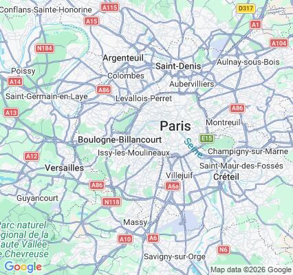 Carte des praticiens à Paris