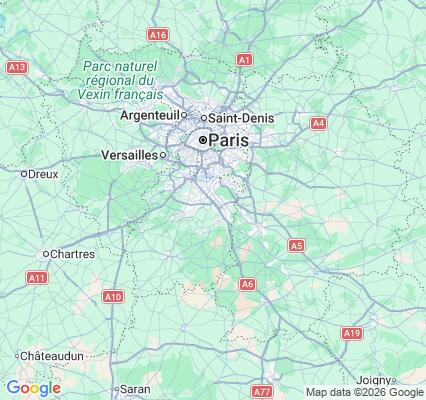 Carte des praticiens à Ris-Orangis