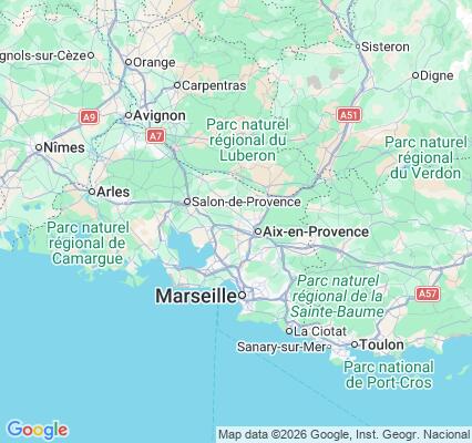 Carte des praticiens à Éguilles