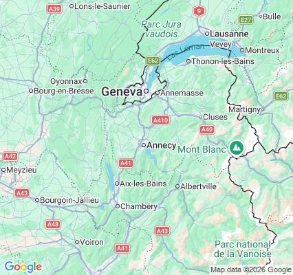 Carte des praticiens à Argonay