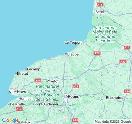 Carte des praticiens à Anneville-sur-Scie