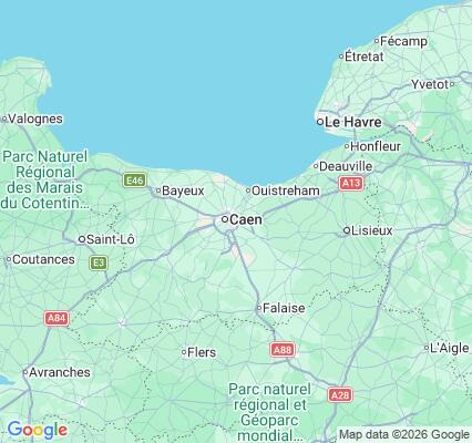 Carte des praticiens à Mondeville