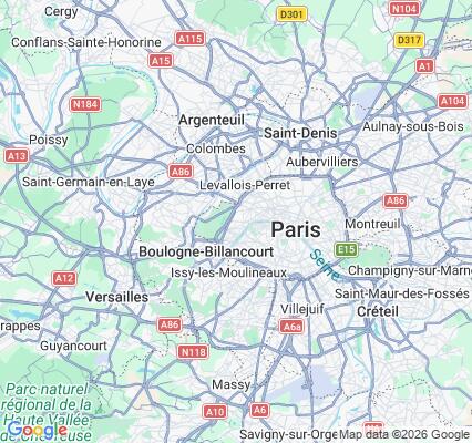 Carte des praticiens à Paris