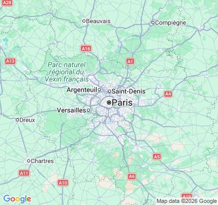 Carte des praticiens à Paris