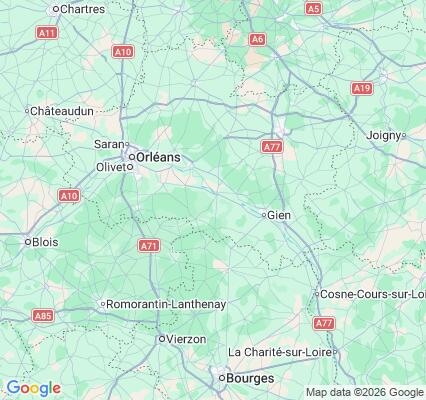 Carte des praticiens à Sully-sur-Loire