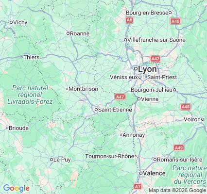 Carte des praticiens à Saint-Christo-en-Jarez