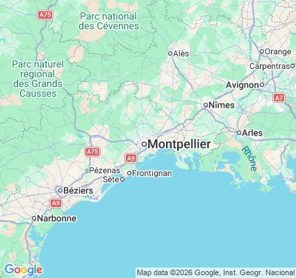 Carte des praticiens à Castelnau-le-Lez