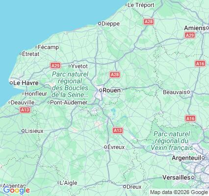 Carte des praticiens à Belbeuf