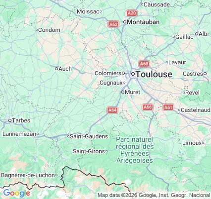 Carte des praticiens à Haute-Garonne