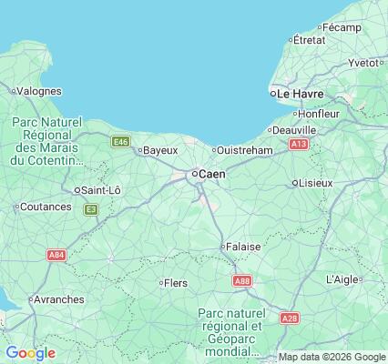 Carte des praticiens à Fleury-sur-Orne