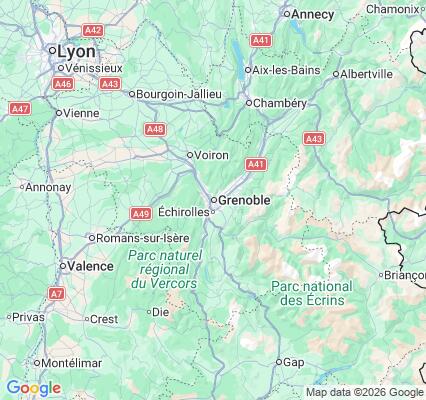 Carte des praticiens à Grenoble