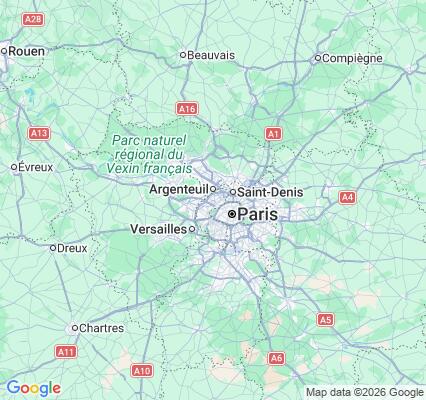 Carte des praticiens à La Garenne-Colombes