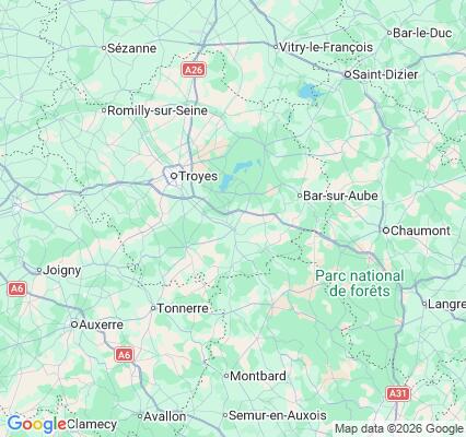 Carte des praticiens à Aube