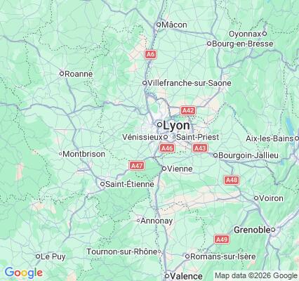Carte des praticiens à Brignais