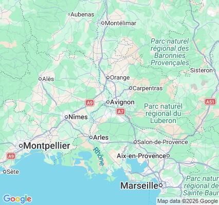 Carte des praticiens à Avignon