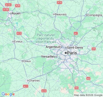 Carte des praticiens à Poissy