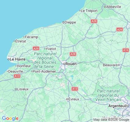 Carte des praticiens à Bois-Guillaume