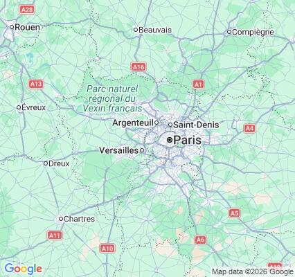 Carte des praticiens à Rueil-Malmaison