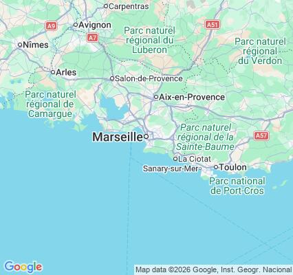 Carte des praticiens à Marseille