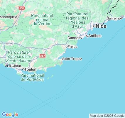 Carte des praticiens à Saint-Tropez