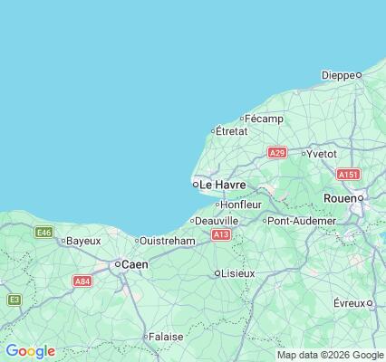 Carte des praticiens à Sainte-Adresse