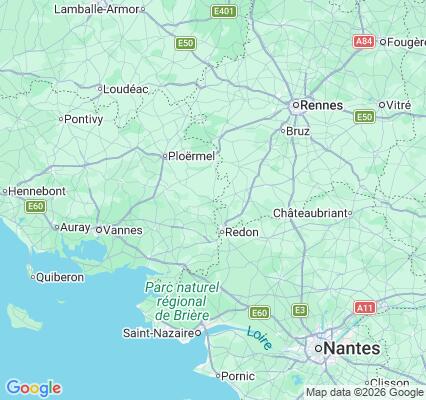 Carte des praticiens à La Gacilly