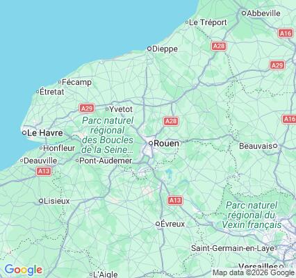 Carte des praticiens à Mont-Saint-Aignan