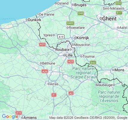 Carte des praticiens à Templemars