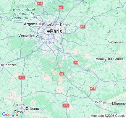Carte des praticiens à Dammarie-les-Lys
